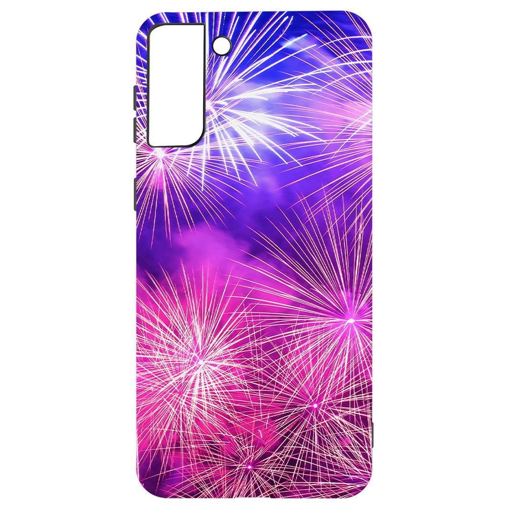 

Чехол-накладка Krutoff Софт Кейс Салют для Samsung Galaxy S21+ (G996) черный