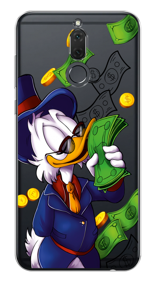 

Чехол на Huawei Nova 2i "Scrooge McDuck with Money", Синий;зеленый;белый, 64150-6