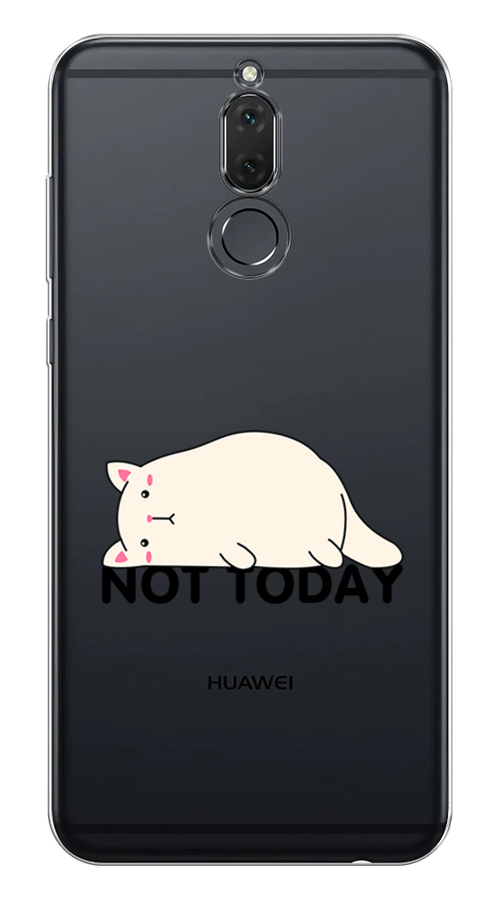 

Чехол на Huawei Nova 2i "Cat not today", Белый;розовый;черный, 64150-1