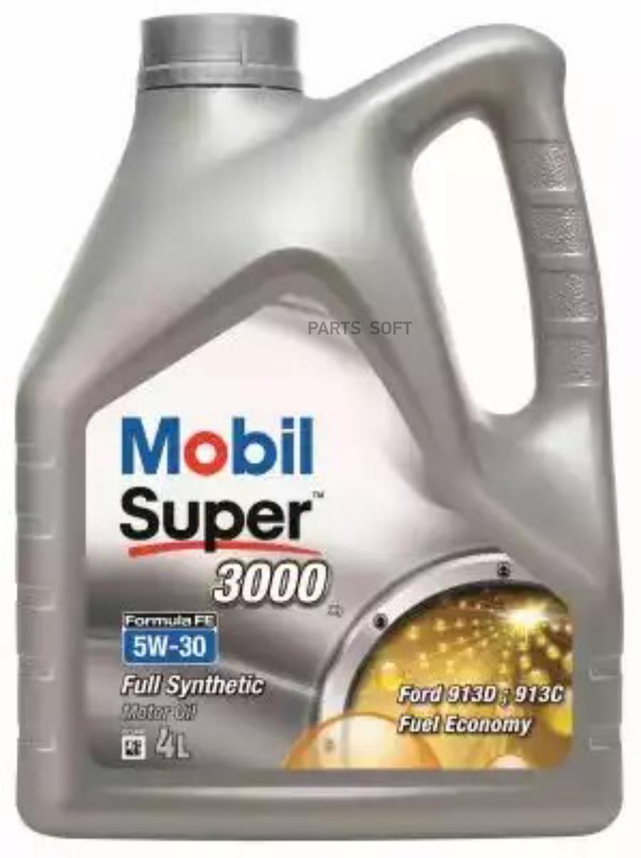 

Моторное масло Mobil синтетическое Super 3000 X1 Formula FE 5W30 4л