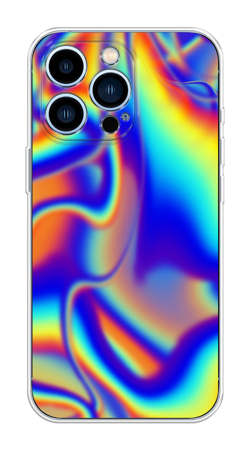 

Чехол на Apple iPhone 13 Pro "Яркая голограмма", Разноцветный, 14350-3