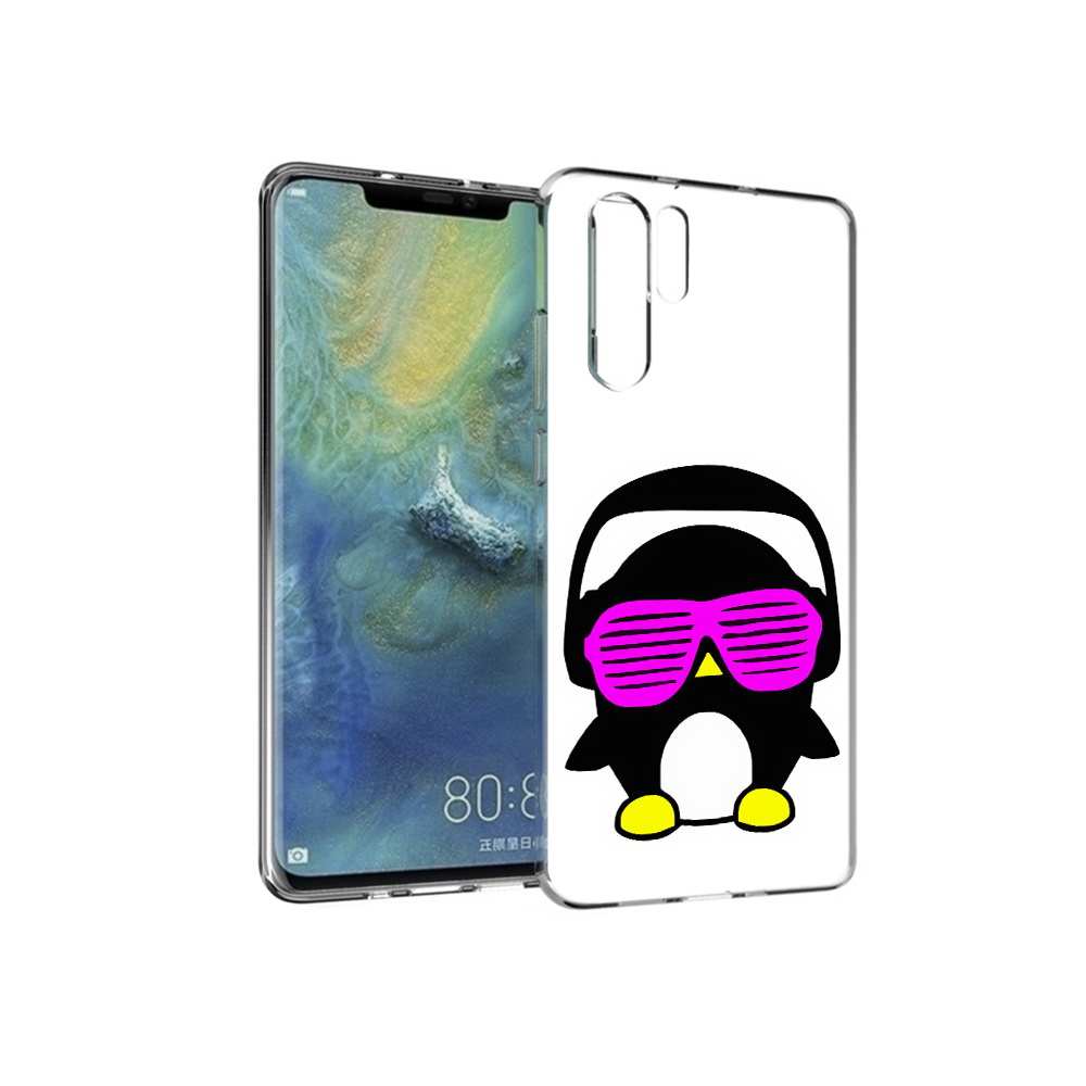 

Чехол MyPads Tocco для Huawei P30 Pro пингвин, Прозрачный, Tocco