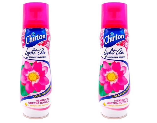 Освежитель воздуха Chirton Лайт Эйр Нежность цветка лотоса 300 мл 2шт