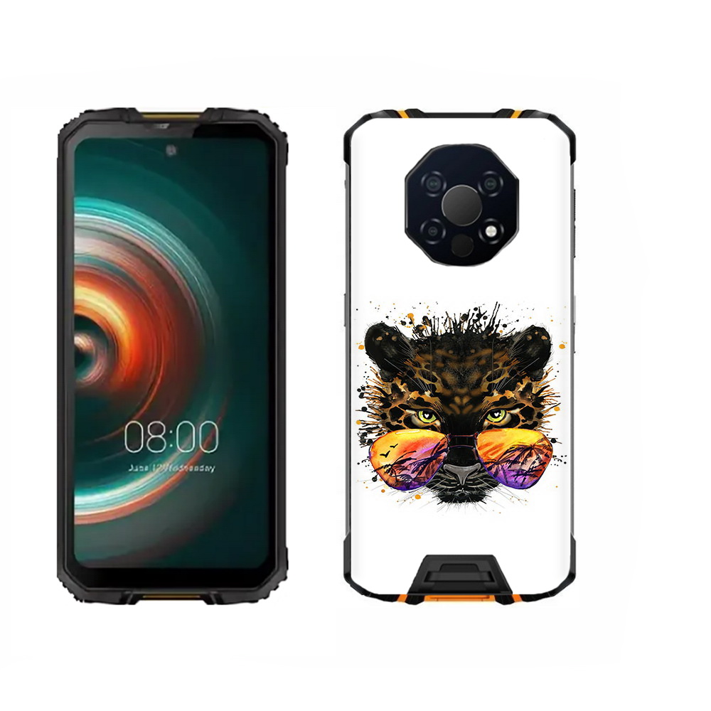

Чехол MyPads Tocco для Oukitel WP13 тропический леопард, Прозрачный, Tocco