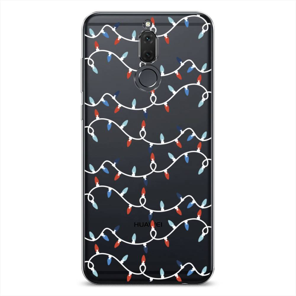 

Чехол на Huawei Nova 2i "Разноцветная гирлянда", Белый;красный;синий, 64150-5