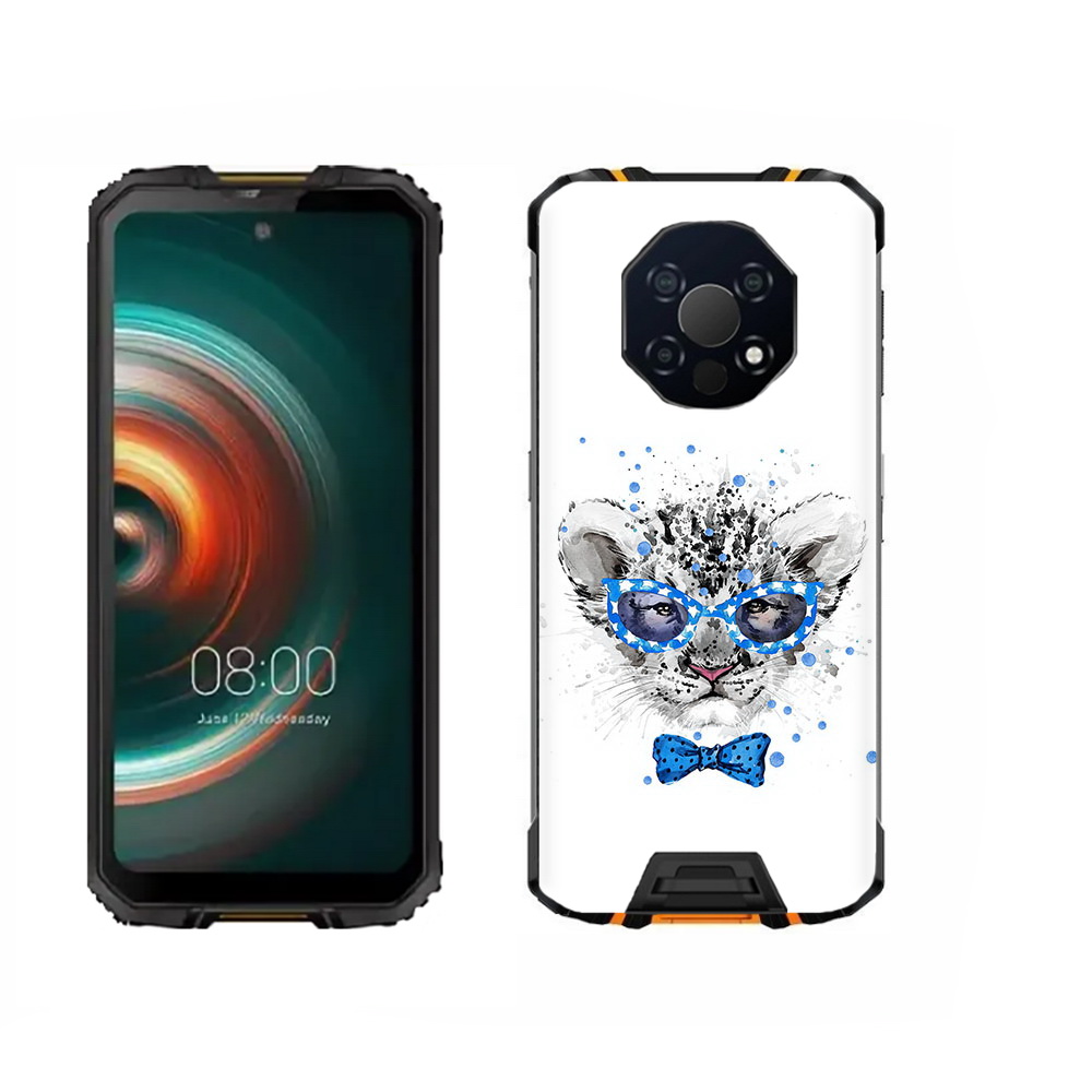 

Чехол MyPads Tocco для Oukitel WP13 тигренок с бабочкой, Прозрачный, Tocco
