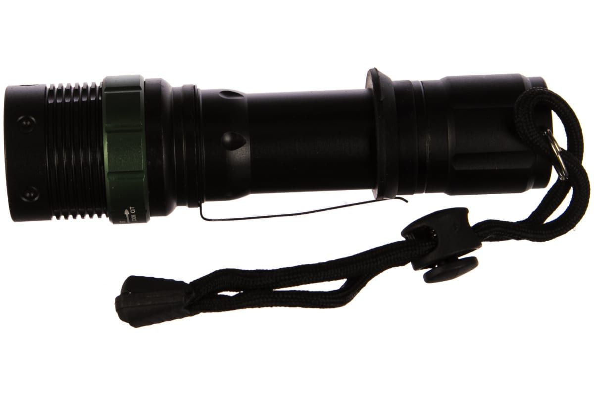 

Фонарь Аккумуляторный 220В Черный Cree 3 Ватт Фокус 3 Режима 18650 Пластик Бокс Ultraflash, E142