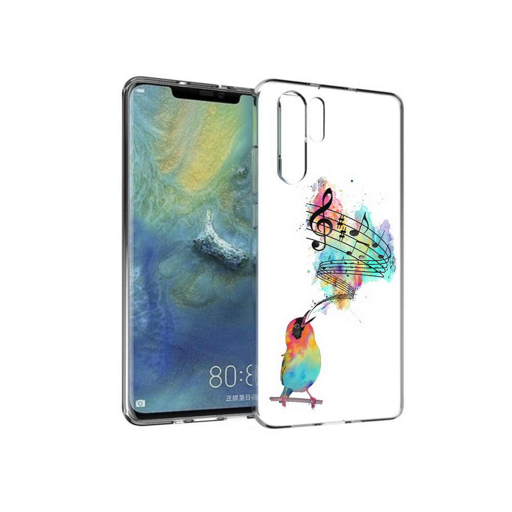 

Чехол MyPads Tocco для Huawei P30 Pro певчая птичка, Прозрачный, Tocco