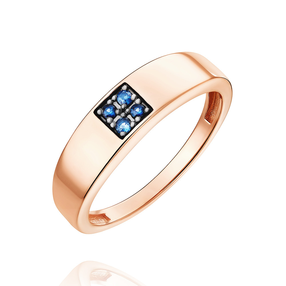 

Кольцо из золота р. , ADAMAS 1418914-А500Ч-542, сапфир, 1418914-А500Ч-542