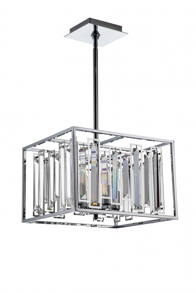 

Люстра на штанге Indigo Valzer 12001/4R Chrome