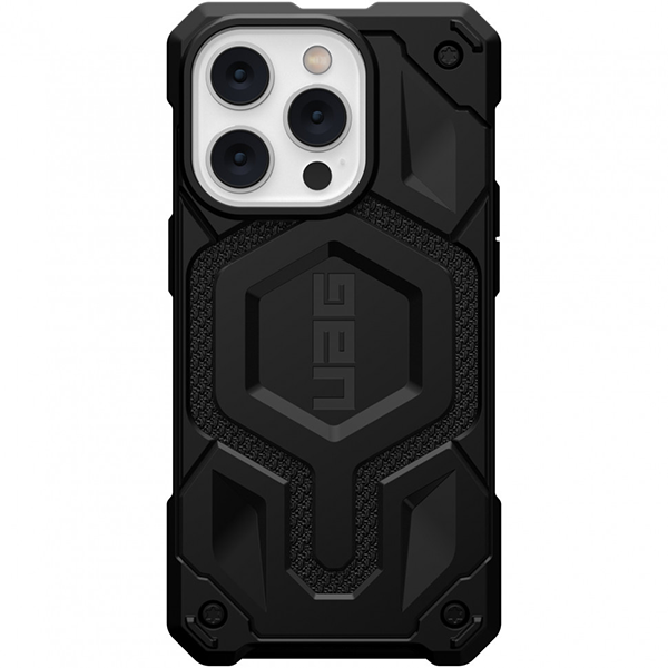 фото Чехол uag monarch pro for magsafe series для iphone 14 pro, (114030113940) kevlar black