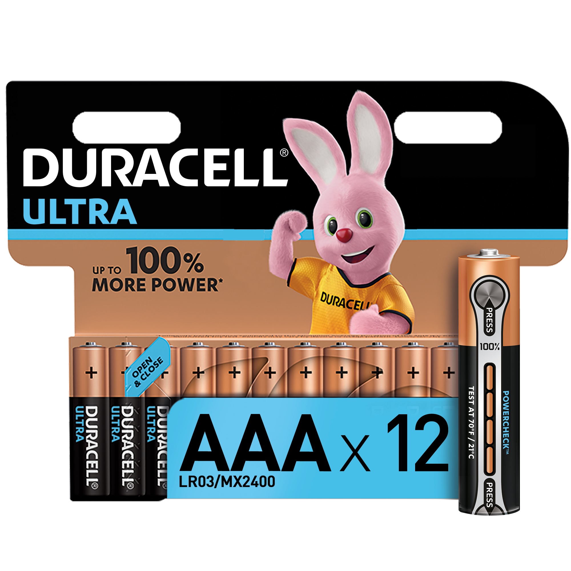 фото Батарейка duracell ultrapower lr03/12bl 12 шт