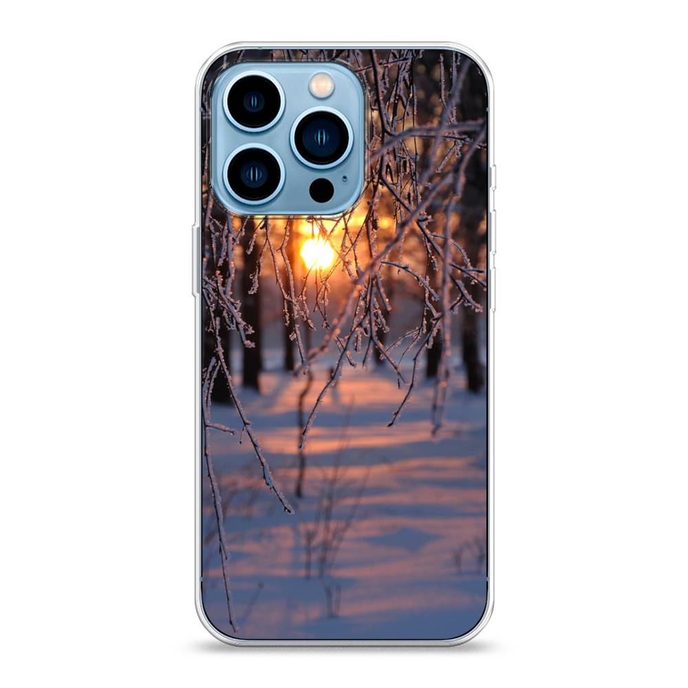 

Чехол для Apple iPhone 13 Pro "Зима 7", Оранжевый;розовый;черный, 14350-2