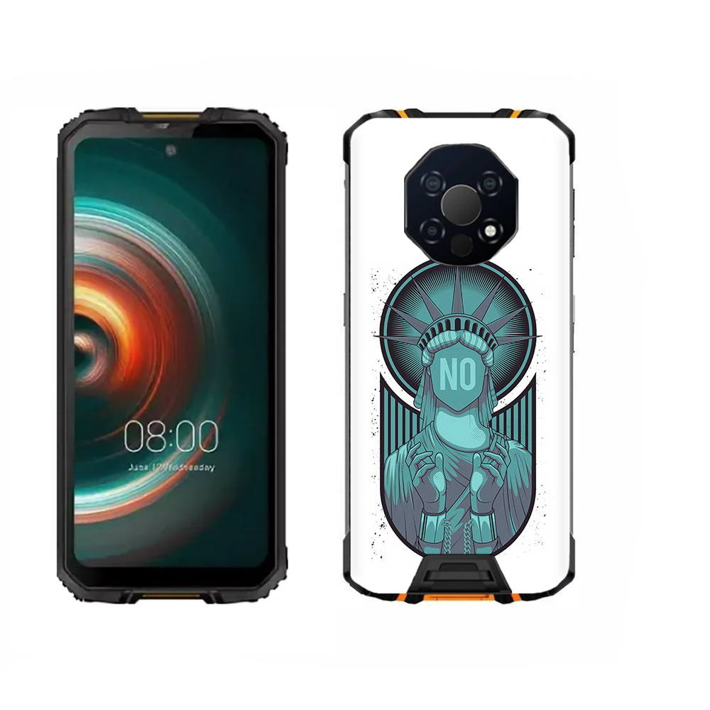 

Чехол MyPads Tocco для Oukitel WP13 статуя свободы зеленый, Прозрачный, Tocco