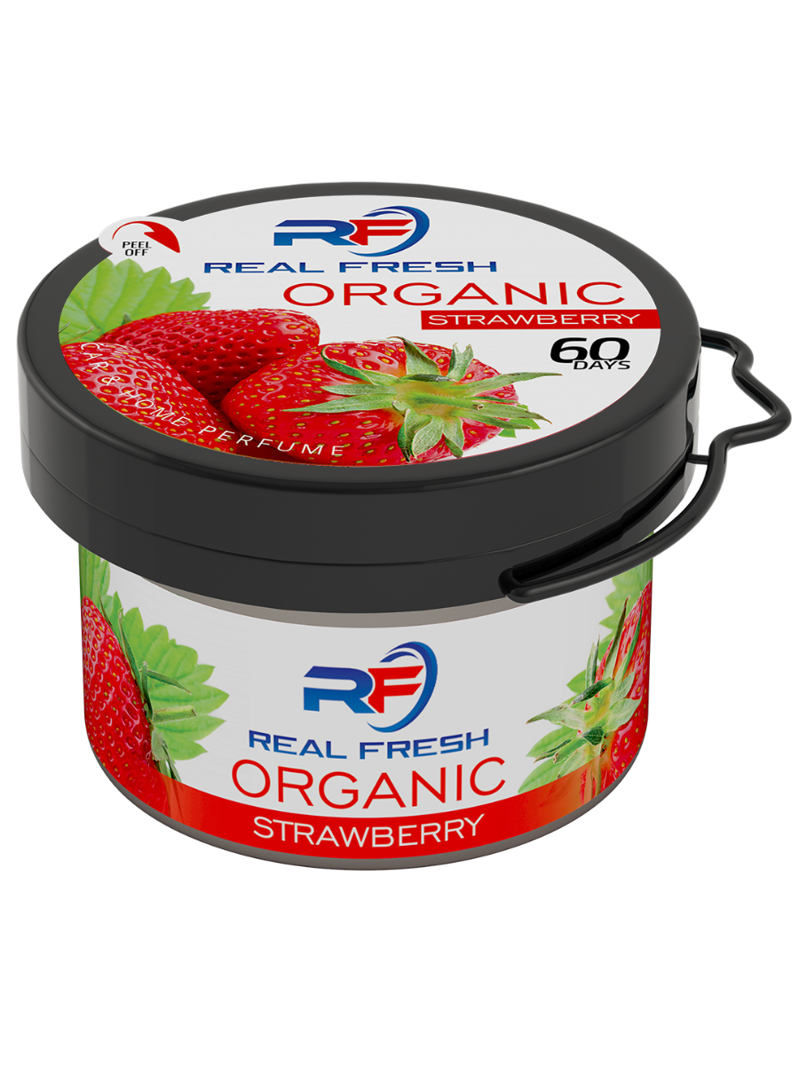 

Автомобильный ароматизатор Real Fresh ORGANIC Strawberry (клубника), Strawberry