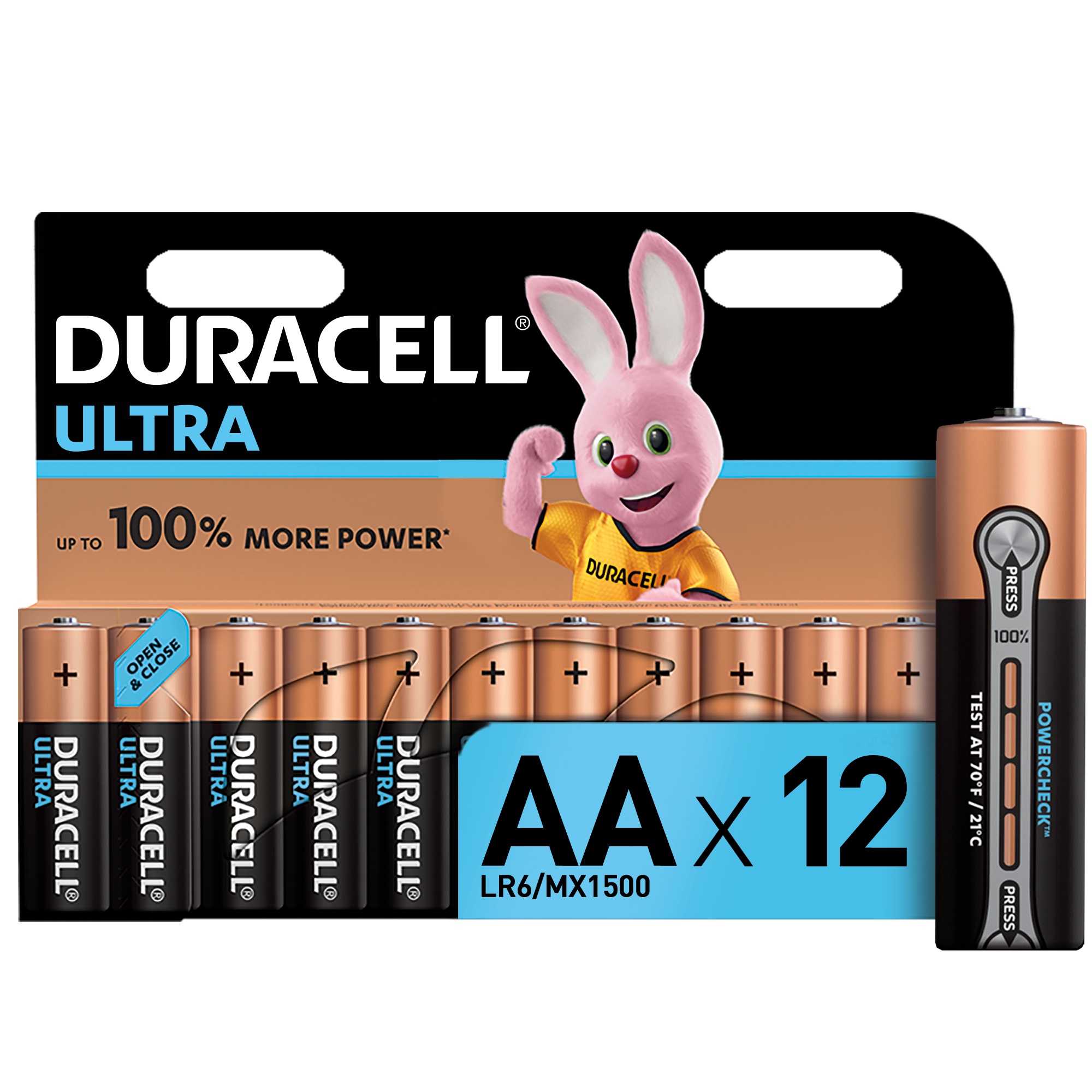 фото Батарейка duracell ultrapower lr6/12bl 12 шт