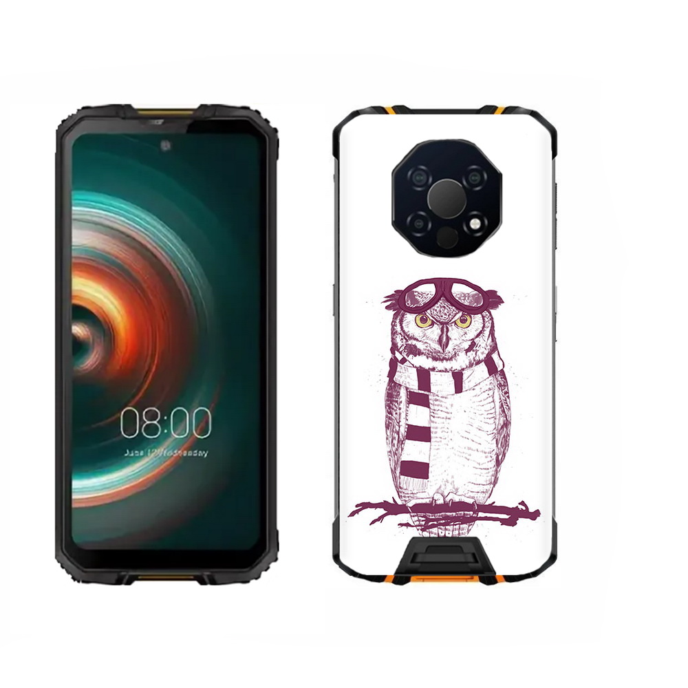 

Чехол MyPads Tocco для Oukitel WP13 сова-летчик, Прозрачный, Tocco
