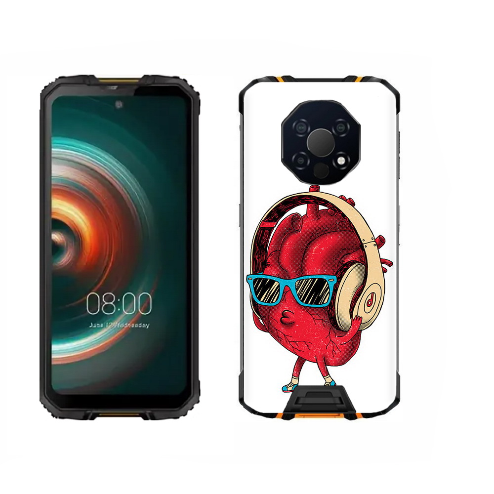

Чехол MyPads Tocco для Oukitel WP13 слушай сердце, Прозрачный, Tocco