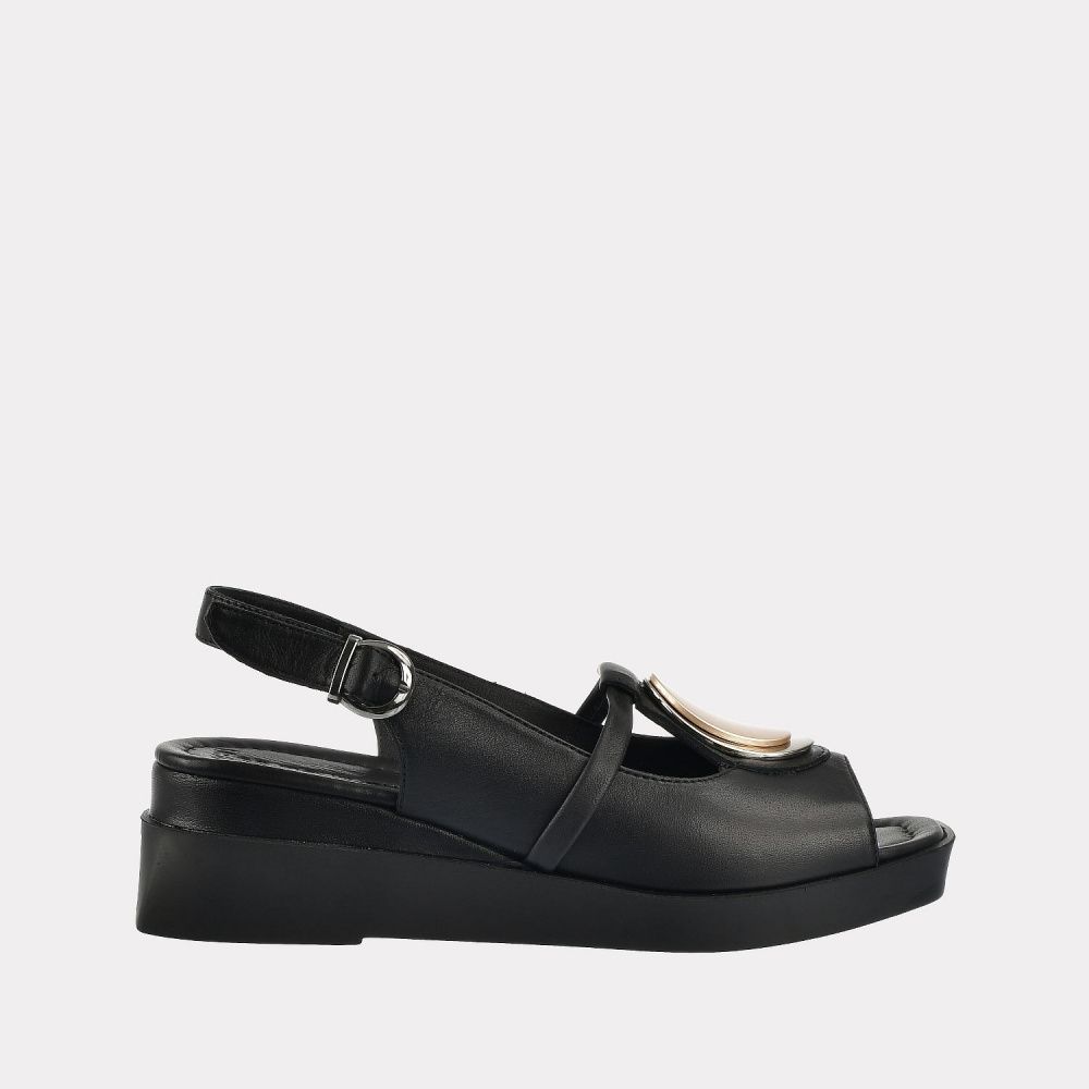 

Босоножки женские Versiya shop 1731 черные 39 RU, 1731