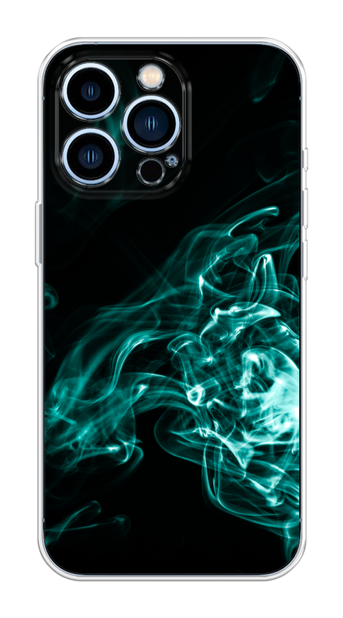 

Чехол на Apple iPhone 13 Pro "Дым", Голубой;черный, 14350-3