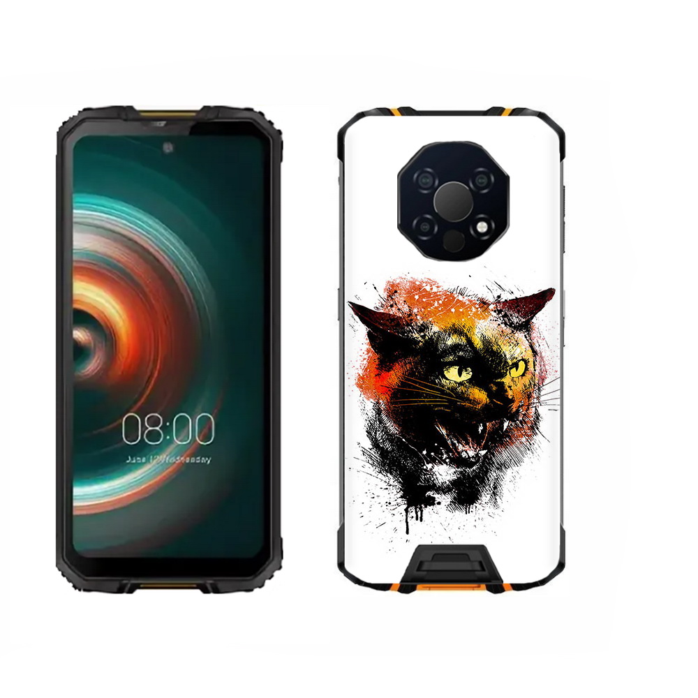 

Чехол MyPads Tocco для Oukitel WP13 сиамский кот, Прозрачный, Tocco