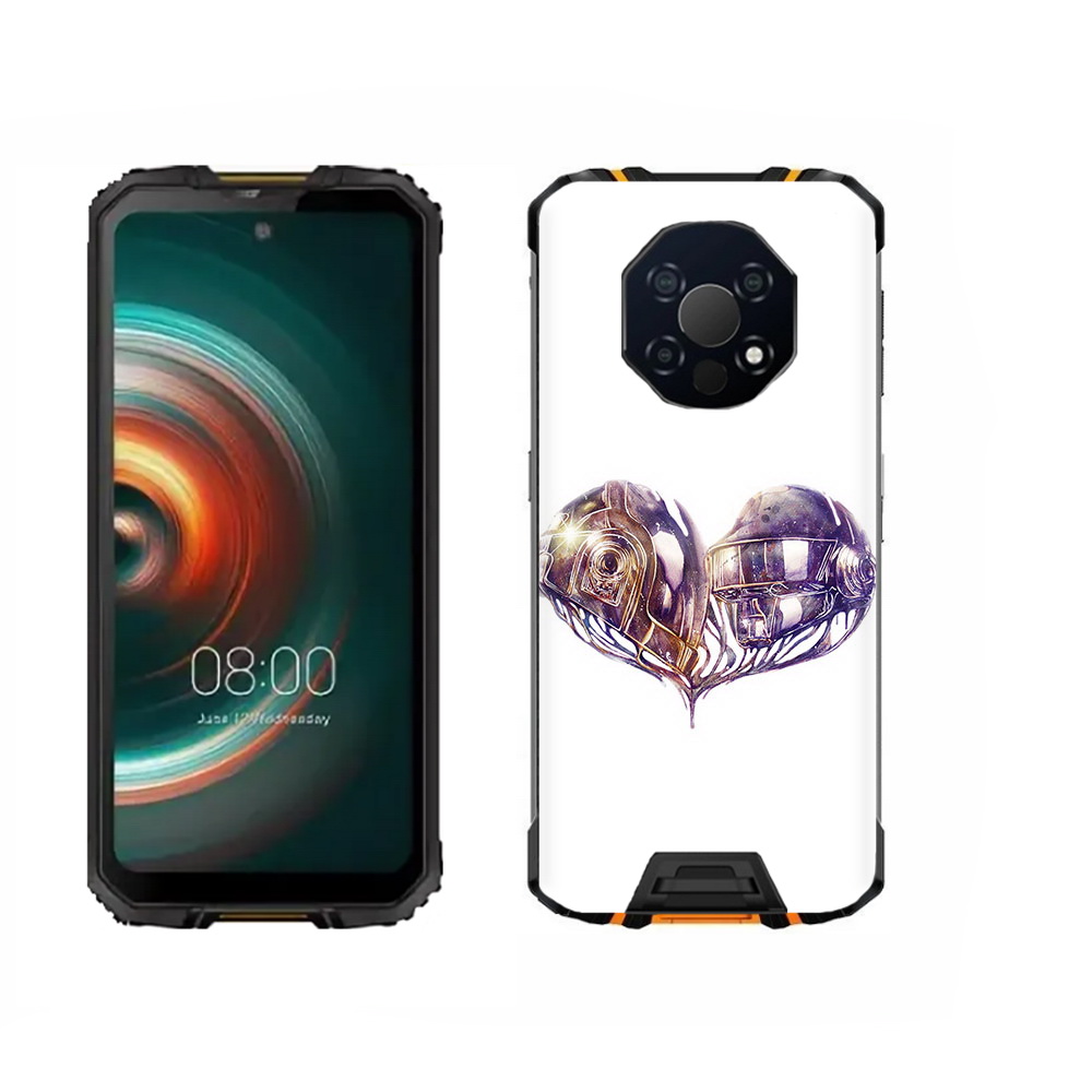 

Чехол MyPads Tocco для Oukitel WP13 сердце абстракция, Прозрачный, Tocco
