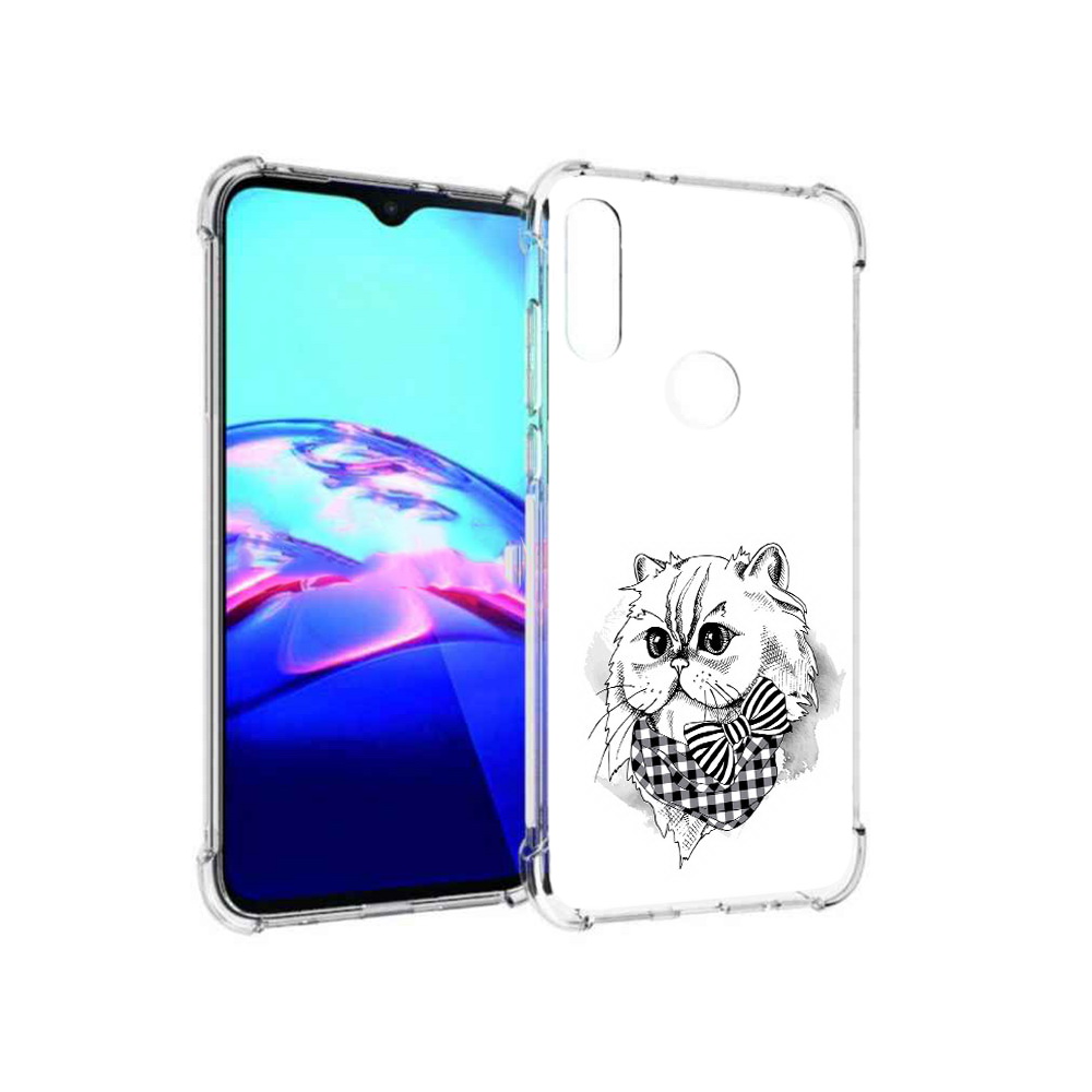 

Чехол MyPads Tocco для Motorola Moto E нарисованная красивая кошечка (PT227064.345.503), Прозрачный, Tocco
