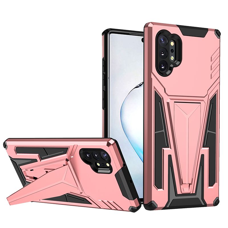 фото Чехол rack case для samsung galaxy note 10 plus rose gold black panther