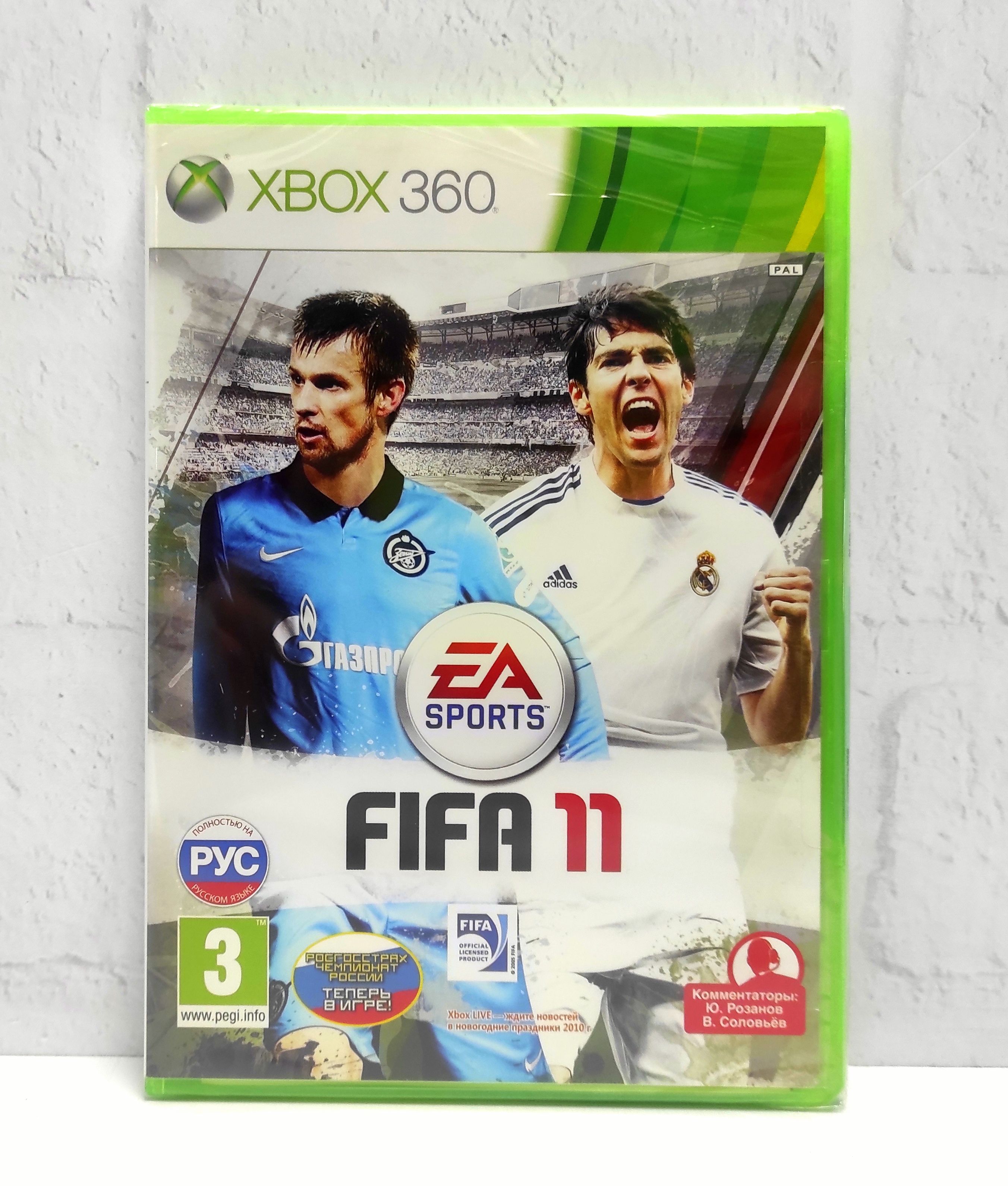 

Игра FIFA 11 Полностью на русском Xbox 360, FIFA 11 Полностью на русском