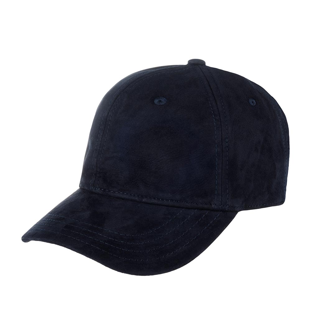 Бейсболка унисекс Stetson 7717401 BASEBALL CAP GOAT SUEDE темно-синяя, р. 59