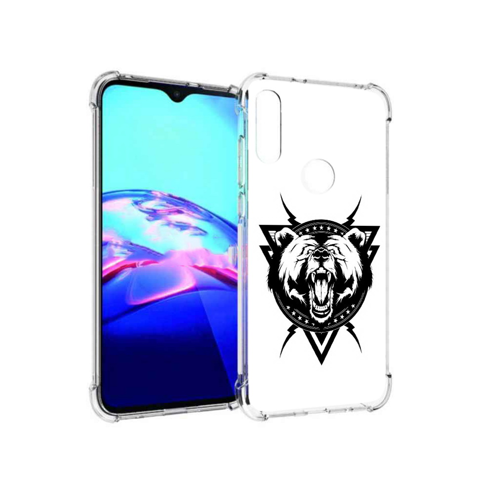 

Чехол MyPads Tocco для Motorola Moto E медведь в треугольнике (PT227064.345.464), Прозрачный, Tocco