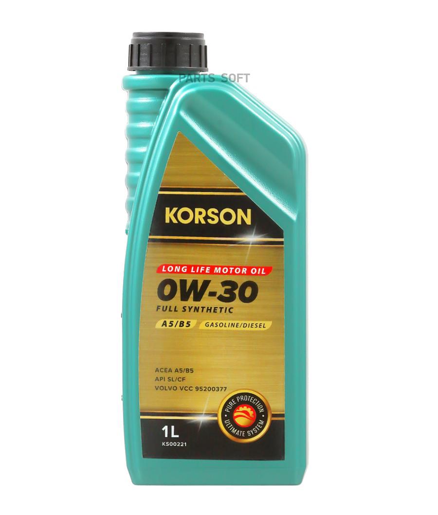 Full Synthetic 0W-30 A5/B5 1Л Korson ks00221