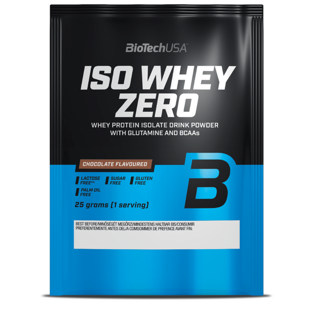 фото Изолят сывороточного протеина biotechusa iso whey zero порошок 25 г. шоколад