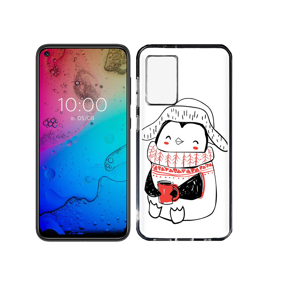 

Чехол MyPads Tocco для BQ Aurora Милый пингвин, Прозрачный, Tocco
