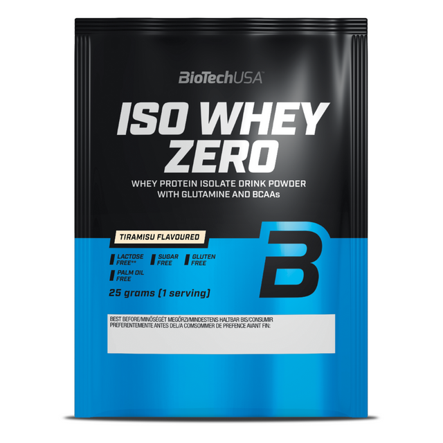 фото Изолят сывороточного протеина biotechusa iso whey zero порошок 25 г. тирамису