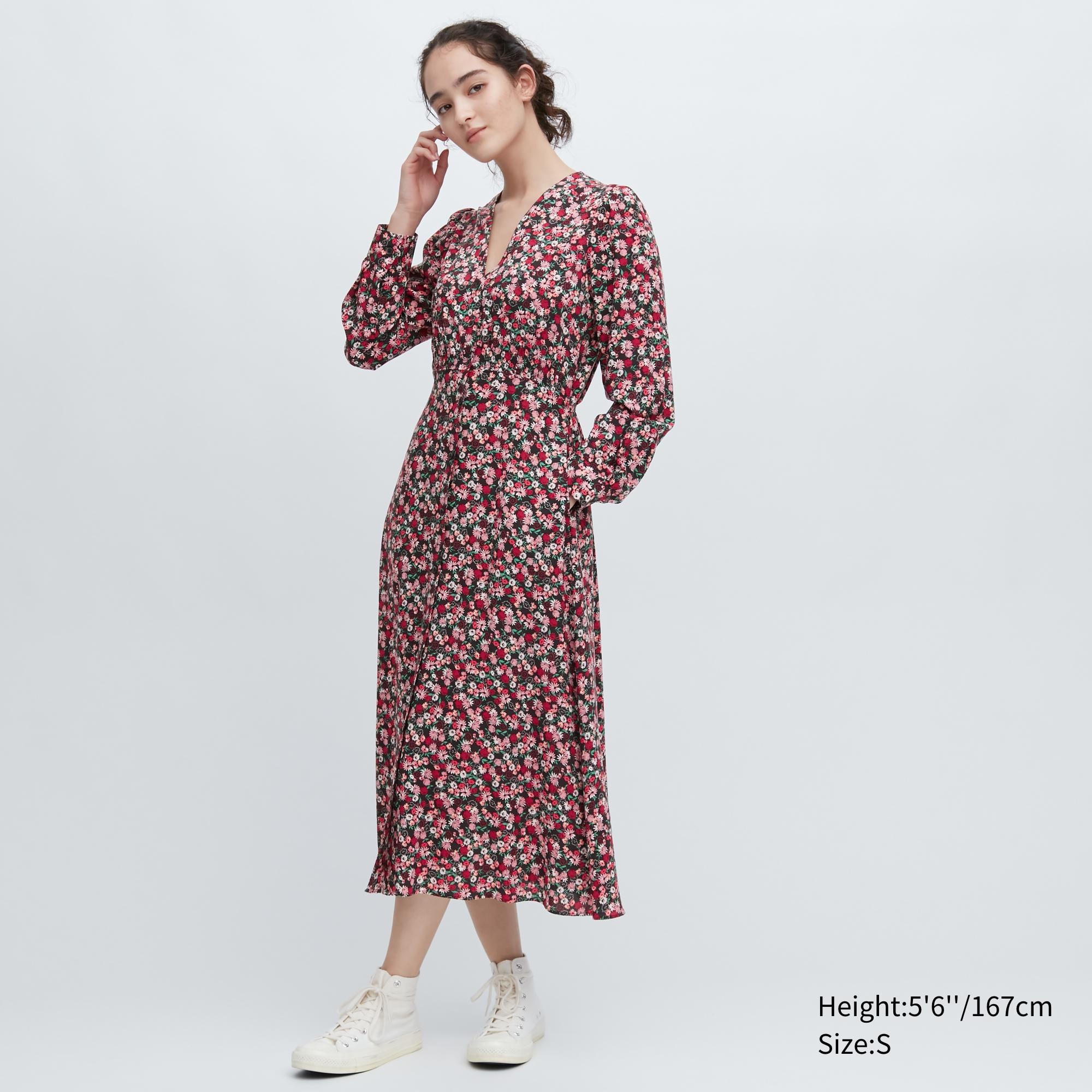 Платье женское UNIQLO 458108COL12 розовое XS (доставка из-за рубежа)