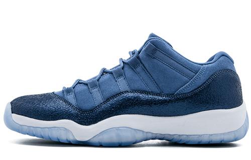 

Кроссовки унисекс Jordan Air Jordan 11 Retro Low Blue Moon синие 37.5 EU, Синий, Air Jordan 11 Retro Low Blue Moon