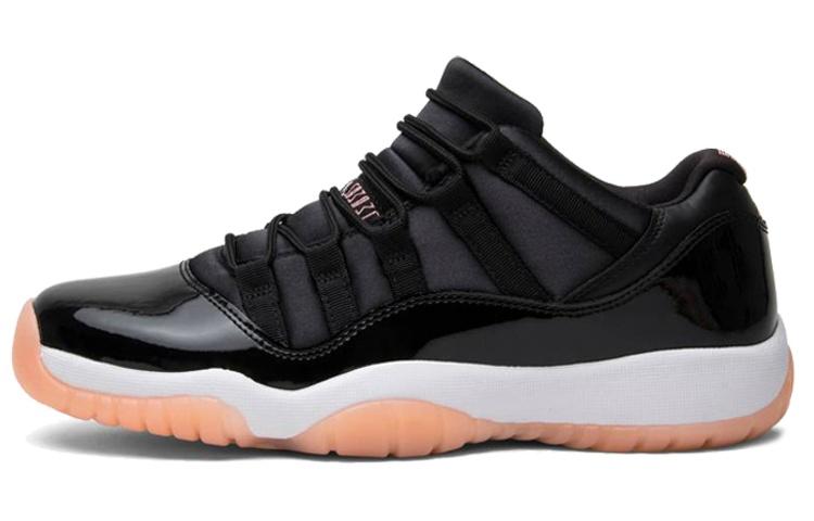 

Кроссовки унисекс Jordan Air Jordan 11 Retro Low Bleached Coral GS черные 40 EU, Черный, Air Jordan 11 Retro Low Bleached Coral GS