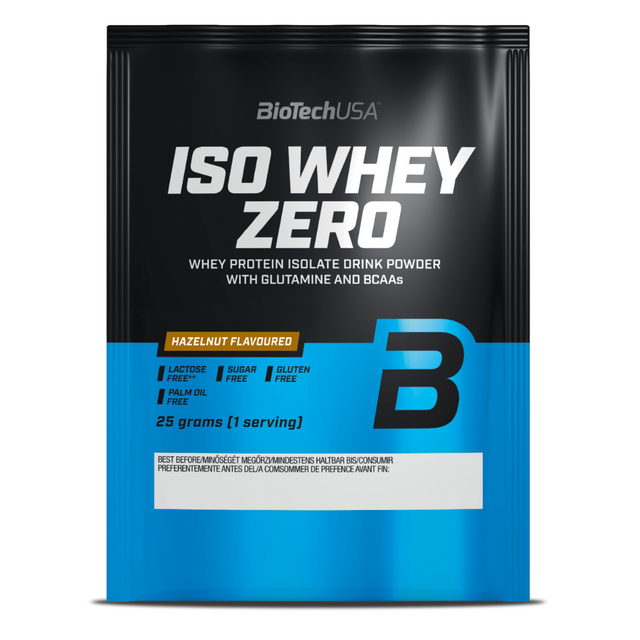 фото Изолят сывороточного протеина biotechusa iso whey zero порошок 25 г. фундук