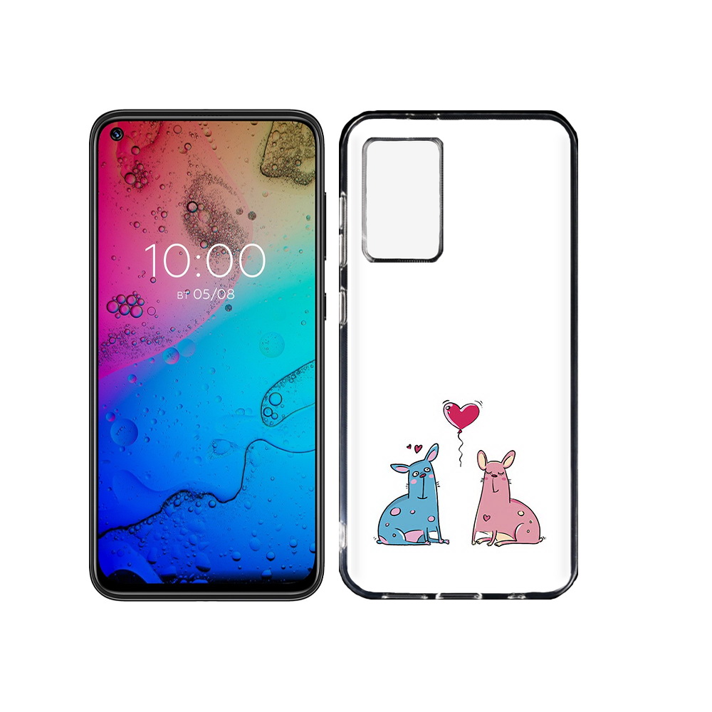 

Чехол MyPads Tocco для BQ Aurora Лама любовь, Прозрачный, Tocco