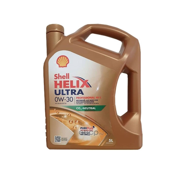 

Масло моторное SHELL HELIX ULTRA PROFESSIONAL AV-L 0W30 5L 1шт