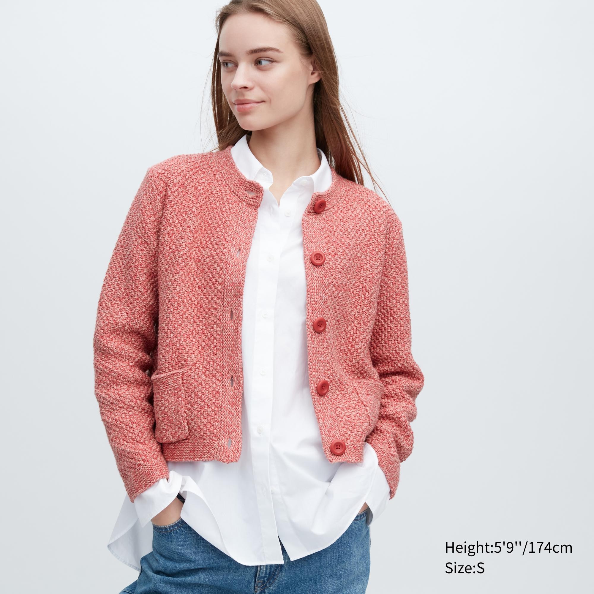 

Кардиган женский UNIQLO 454761COL12 розовый 2XS (доставка из-за рубежа), 454761COL12