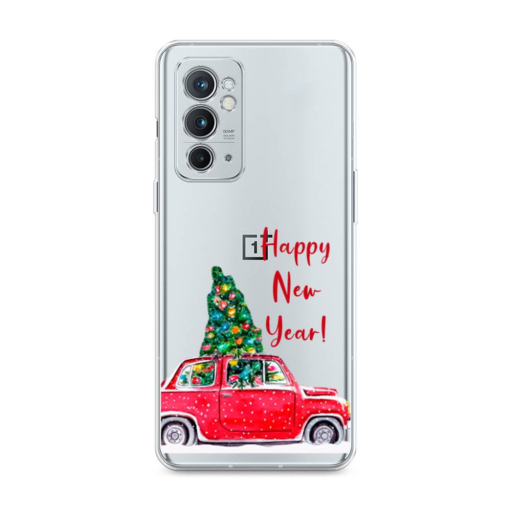 

Чехол на OnePlus 9RT "Happy New Year", Красный;зеленый, 152050-5