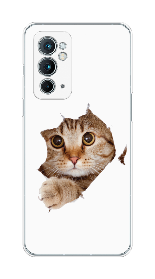 

Чехол на OnePlus 9RT "Кот и бумага", Белый;коричневый, 152050-1