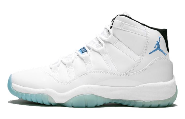 

Кроссовки унисекс Jordan Air Jordan 11 Retro Legend Blue 2014 GS белые 37.5 EU, Белый, Air Jordan 11 Retro Legend Blue 2014 GS