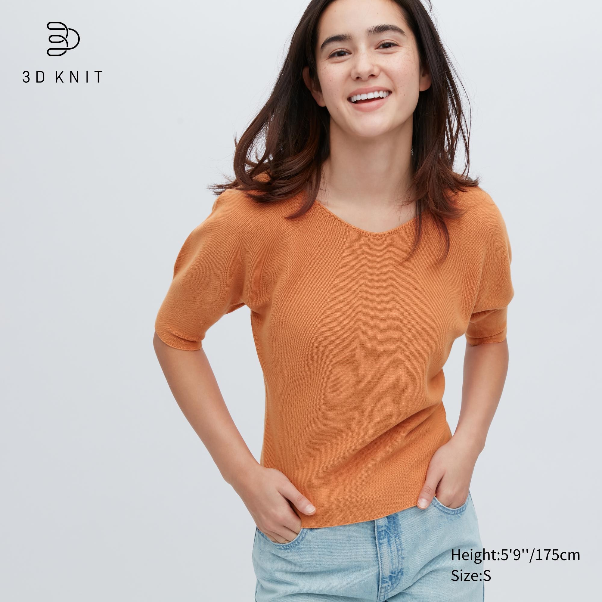 

Джемпер женский UNIQLO 454770COL26 оранжевый S (доставка из-за рубежа), 454770COL26
