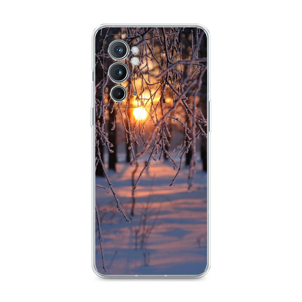 

Чехол на OnePlus 9RT "Зима 7", Оранжевый;розовый;черный, 152050-2