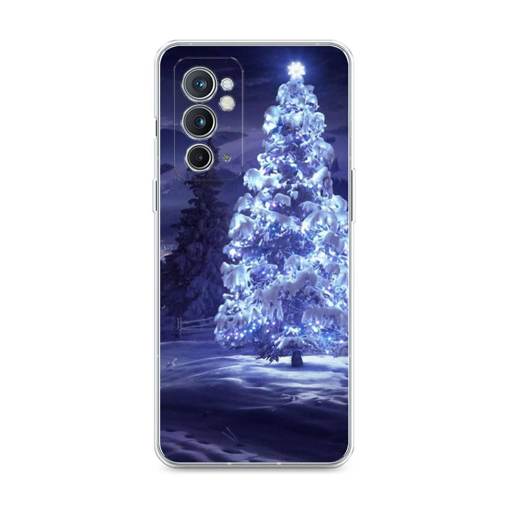 

Чехол на OnePlus 9RT "Зима 4", Синий;черный;белый, 152050-2