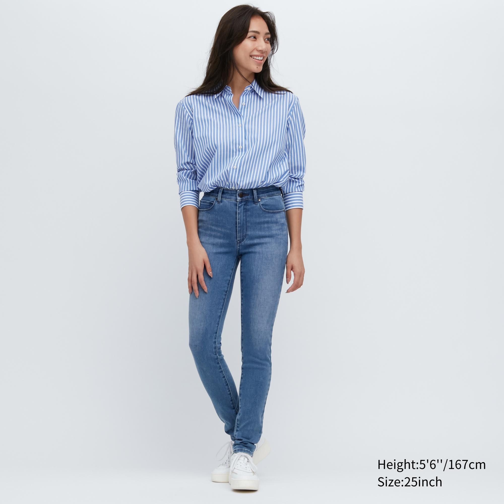 Джинсы женские UNIQLO 453952COL64 голубые 34/31 (доставка из-за рубежа)