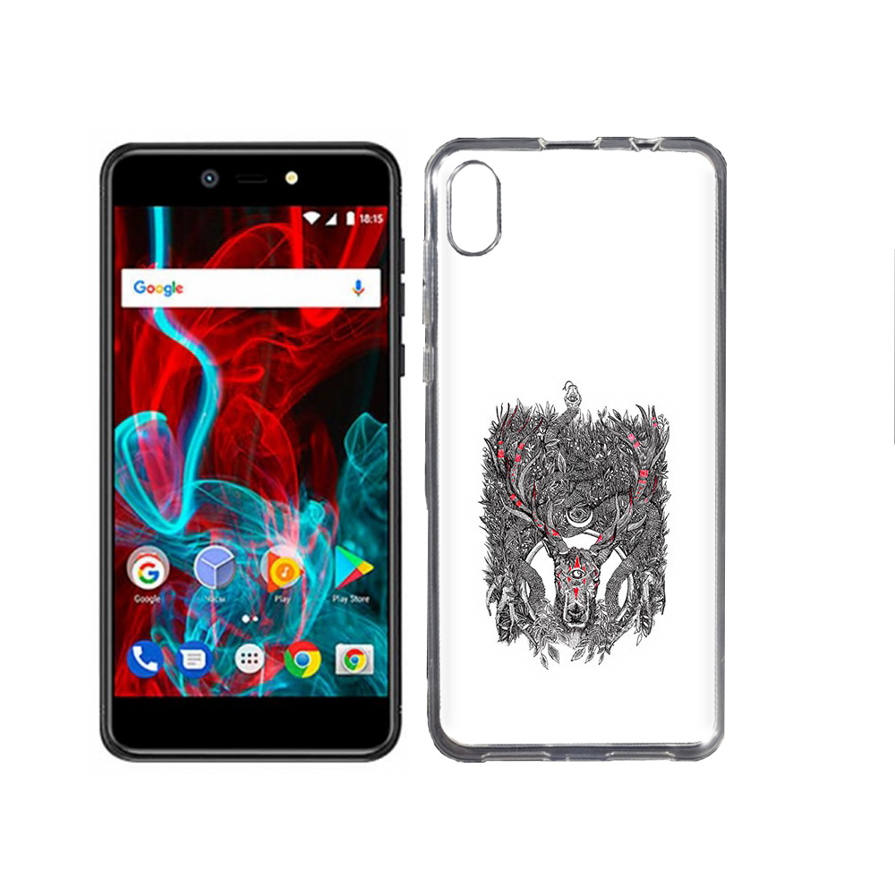 

Чехол MyPads Tocco для BQ-5211 Strike Дизайнерские_676, Прозрачный, Tocco